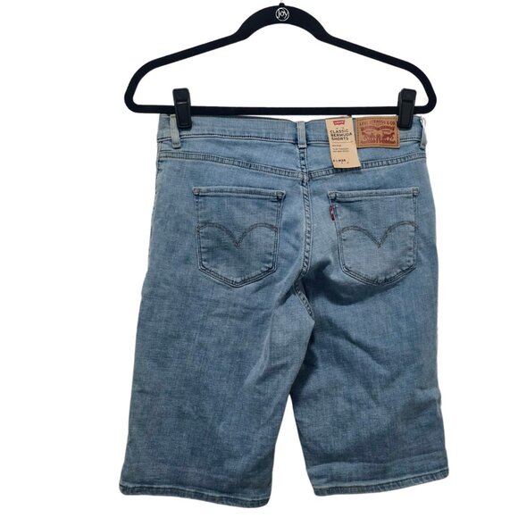 Levi’s Light Wash Bermuda Denim Shorts | Women’s 28 | NWT - Picture 4 of 5